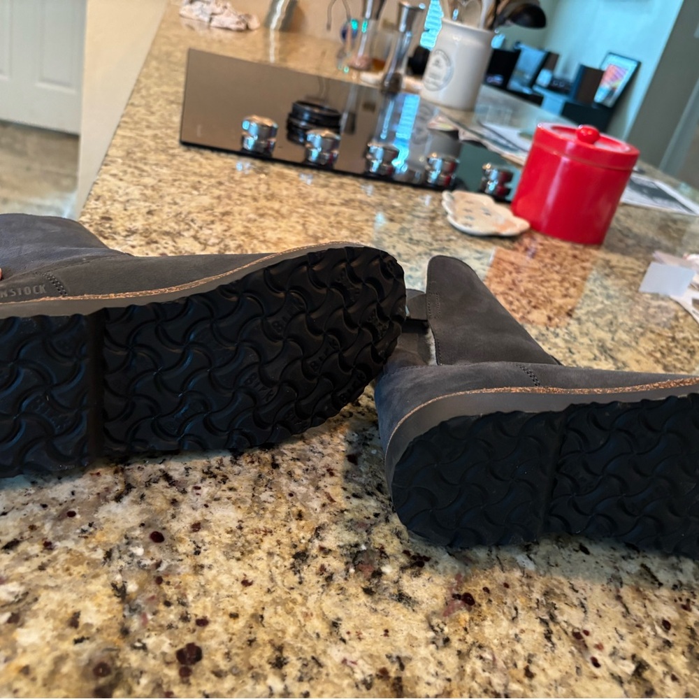 Birkenstock Gray Fall Boots Mid-Calf Pull-On - Picture 5 of 5